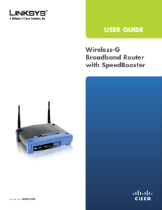 Manual Linksys WRT54GS Router