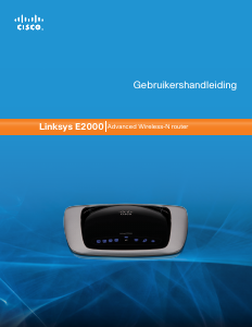 Handleiding Linksys E2000 Router