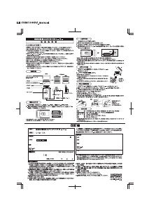 説明書 ヤザワ CHM106SV シェーバー