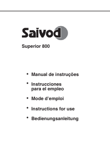 Mode d’emploi Saivod Superior 800 Lave-linge