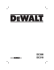 Manuale DeWalt DC308K Seghetto alternativo