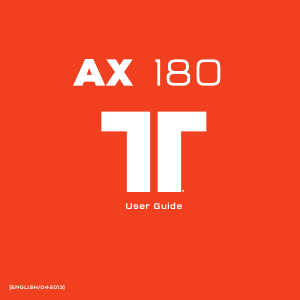 Handleiding Tritton AX 180 Headset