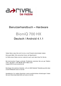 Bruksanvisning A-rival BioniQ 700 HX Tablet