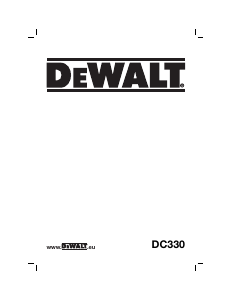 Brugsanvisning DeWalt DC330 Stiksav