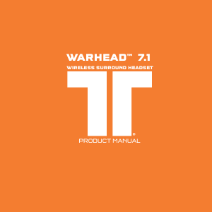 Handleiding Tritton Warhead 7.1 Headset