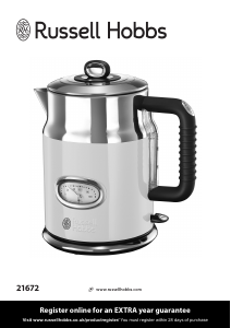 Bruksanvisning Russell Hobbs 21672 Vattenkokare