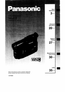 Manual Panasonic NV-A1B Camcorder