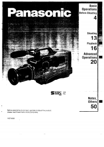 Handleiding Panasonic NV-MS4B Camcorder