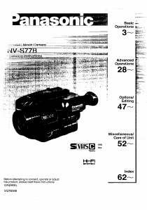 Handleiding Panasonic NV-S77B Camcorder