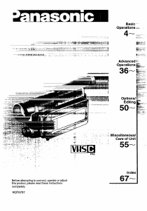 Handleiding Panasonic NV-VX1B Camcorder
