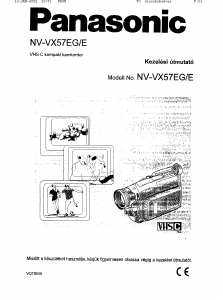 Használati útmutató Panasonic NV-VX57E Videokamera