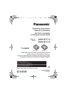 Посібник Panasonic DMW-BTC12PP Lumix Зарядний пристрій