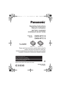 Bruksanvisning Panasonic DMW-BTC13EB Lumix Batteriladdare