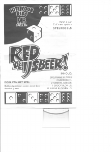Handleiding MB Red de IJsbeer