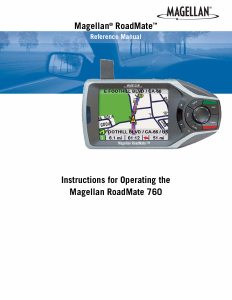 Manual Magellan RoadMate 760 Car Navigation