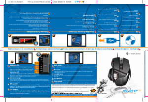 Mode d’emploi Mad Catz Cyborg R.A.T 5 Souris