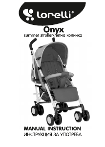 Handleiding Lorelli Onyx Kinderwagen