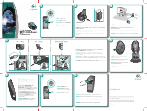 Bruksanvisning Logitech MX1000 Mus