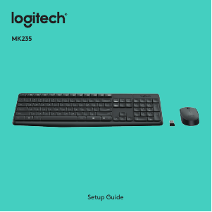 Kullanım kılavuzu Logitech MK235 Klavye