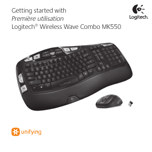 Manual de uso Logitech MK550 Teclado