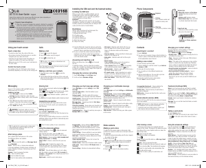 Manual LG T310 Mobile Phone