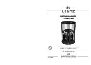 Manual Lentz Coffee King L6SS Coffee Machine