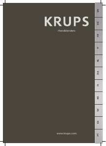 说明书 KrupsHZ656815手持式搅拌机