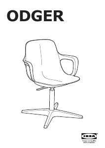 Посібник IKEA ODGER Офісний стілець