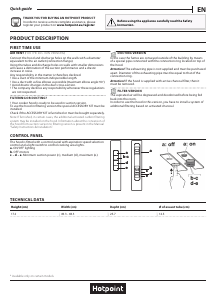 Bruksanvisning Hotpoint PCT 64 F L SS Köksfläkt