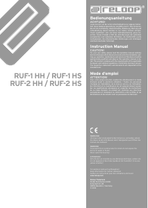 Bedienungsanleitung Reloop RUF-2 HH Mikrofon