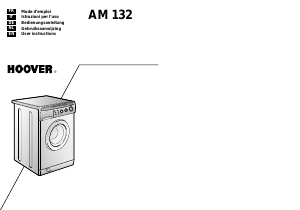 Manual Hoover AM 132 Washing Machine
