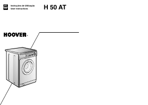 Manual Hoover H50 AT SY Máquina de lavar roupa
