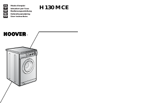 Manuale Hoover H130 M CE Lavatrice