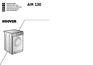 Manual Hoover H130M DE Máquina de lavar roupa