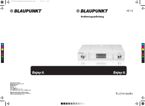 Bedienungsanleitung Blaupunkt KR 10 Radio