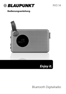 Bedienungsanleitung Blaupunkt RXD 34 Radio