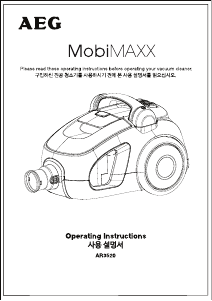 Handleiding AEG AR3520 MobiMAXX Stofzuiger