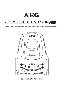 사용 설명서 AEG AVE4010 EasyClean 진공 청소기