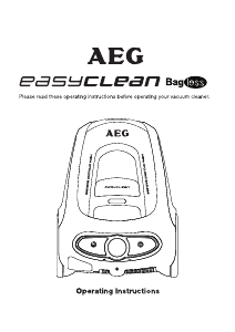사용 설명서 AEG AVE4120FL EasyClean 진공 청소기