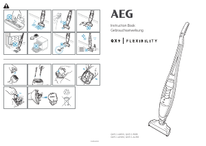 Bruksanvisning AEG QX9-1-40GG Flexibility Støvsuger