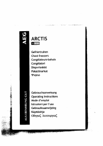 Handleiding AEG A2386GT1 Vriezer