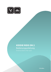 كتيب لوح ملحق بعربة الأطفال Kiddie Ride On 2 ABC Design