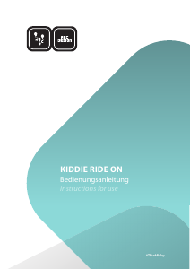 كتيب لوح ملحق بعربة الأطفال Kiddie Ride On ABC Design