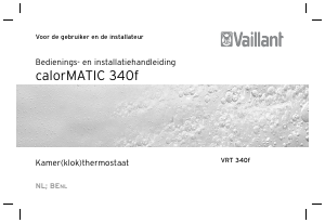 Handleiding Vaillant calorMATIC 340f Thermostaat