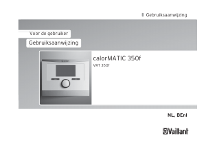 Handleiding Vaillant calorMATIC 350f Thermostaat