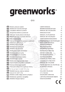 Manuale Greenworks G10 Idropulitrice