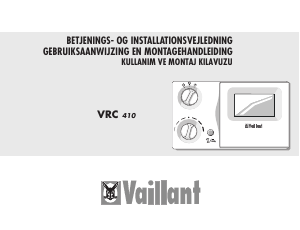 Handleiding Vaillant VRC 410 Thermostaat
