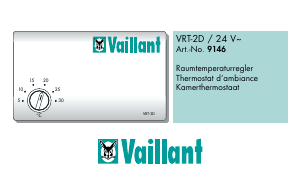 Handleiding Vaillant VRT 2D Thermostaat