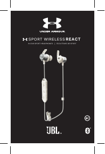 Посібник JBL UA Sport Wireless React Навушник