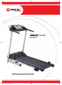 Bedienungsanleitung Rex TX-600 Laufband